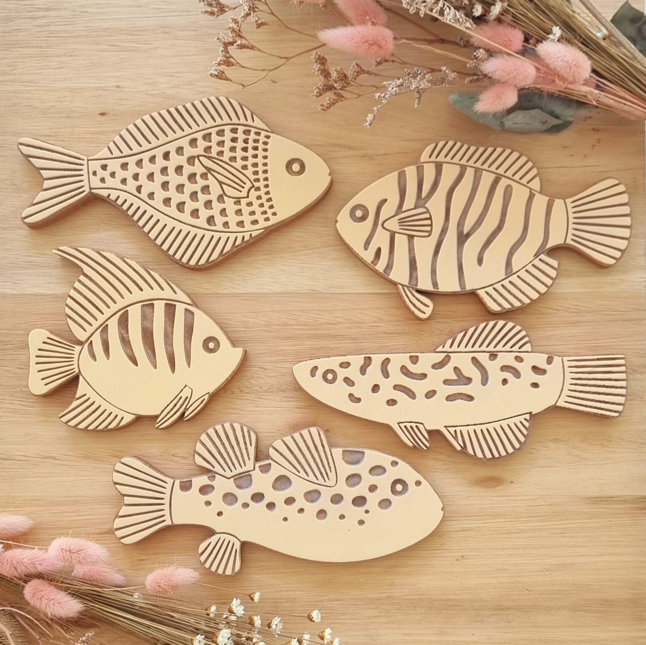 SET SELLOS PECES