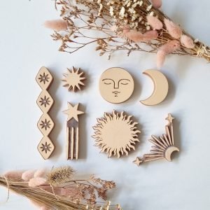MINI SET SELLOS SOL Y LUNA 2